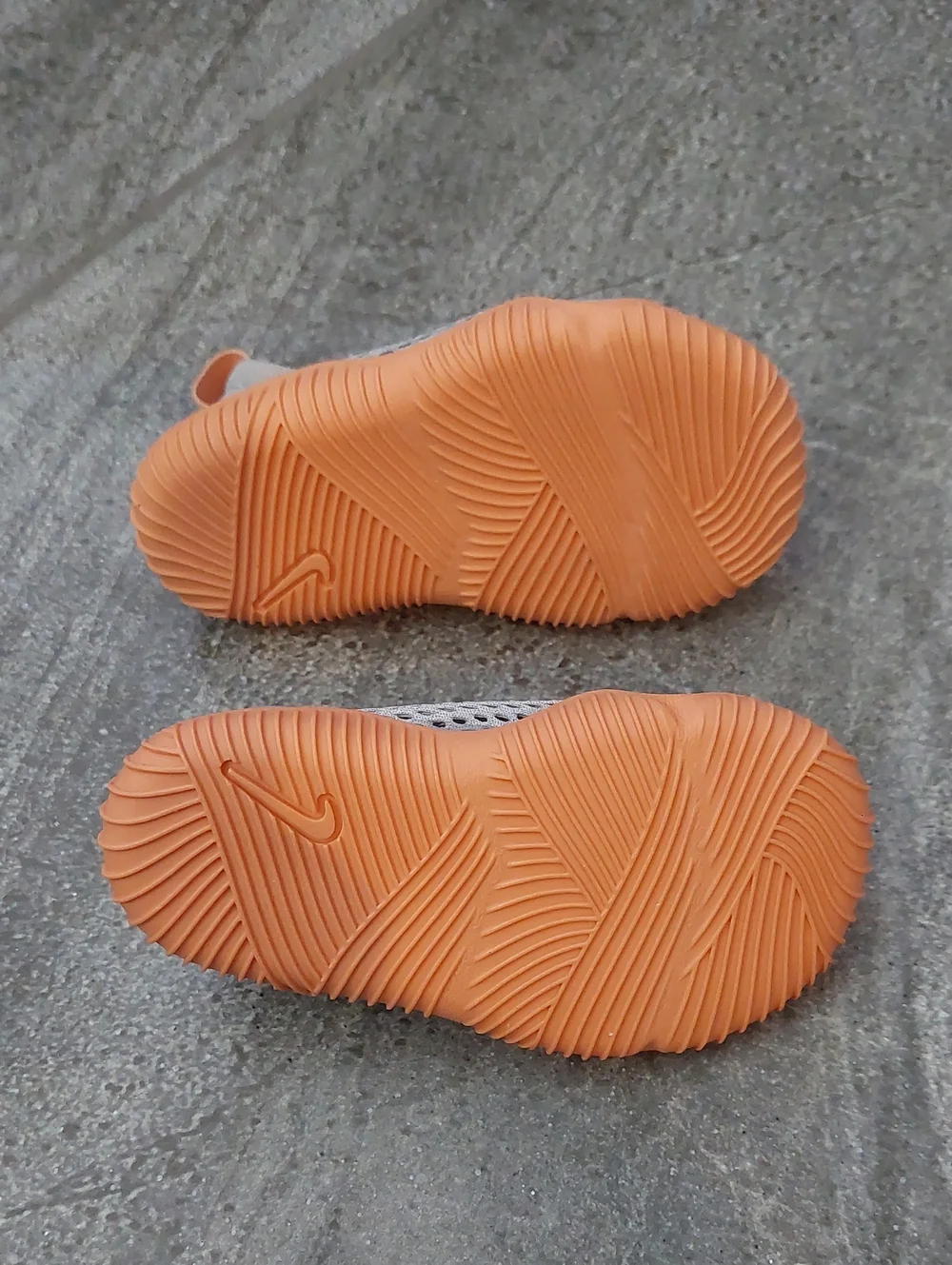 Nike Kids Water Shoes Gray with Orange Trim